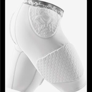 McDavid HEX Padded Compression Shorts Wrap Thigh White Size Small NWT